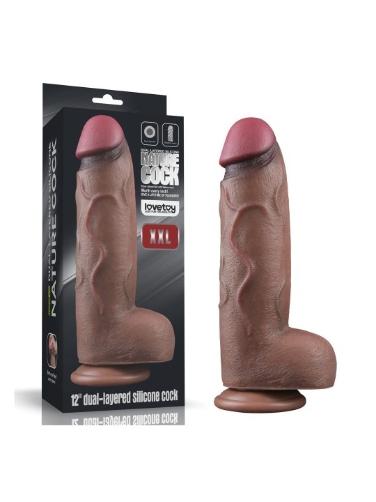 DILDO DUAL LAYERED XXL 12"
