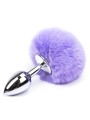 PLUG ANAL PELUCHE MORADO