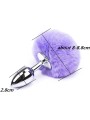 PLUG ANAL PELUCHE MORADO