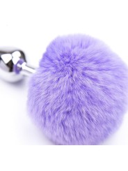 PLUG ANAL PELUCHE MORADO