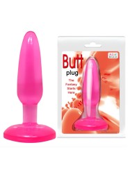 BUTT PLUG JELLY ROSADO