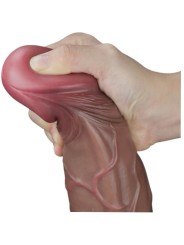 DUAL LAYERED PLATINUM SILICONE COCK 11.5"