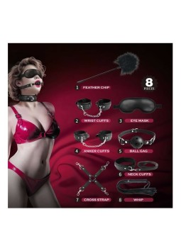 SET SADO BONDAGE BLACK