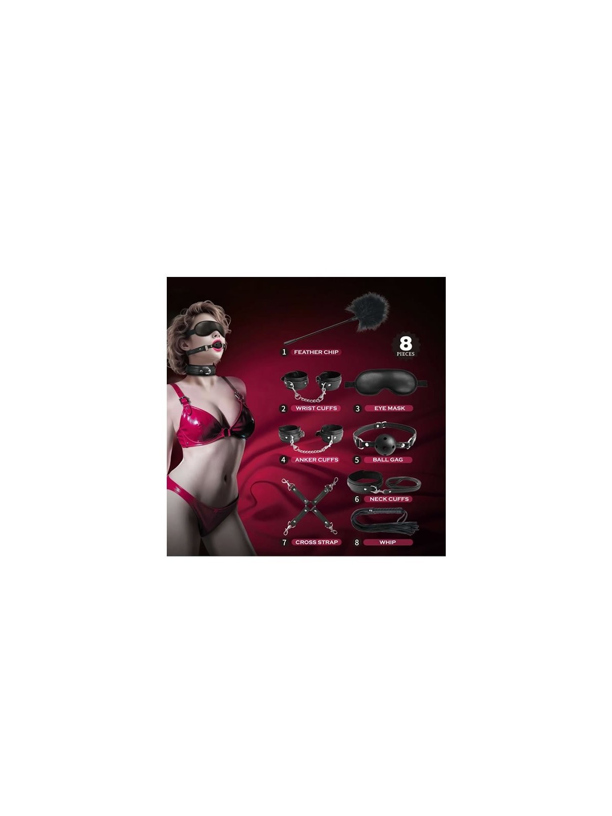 SET SADO BONDAGE BLACK