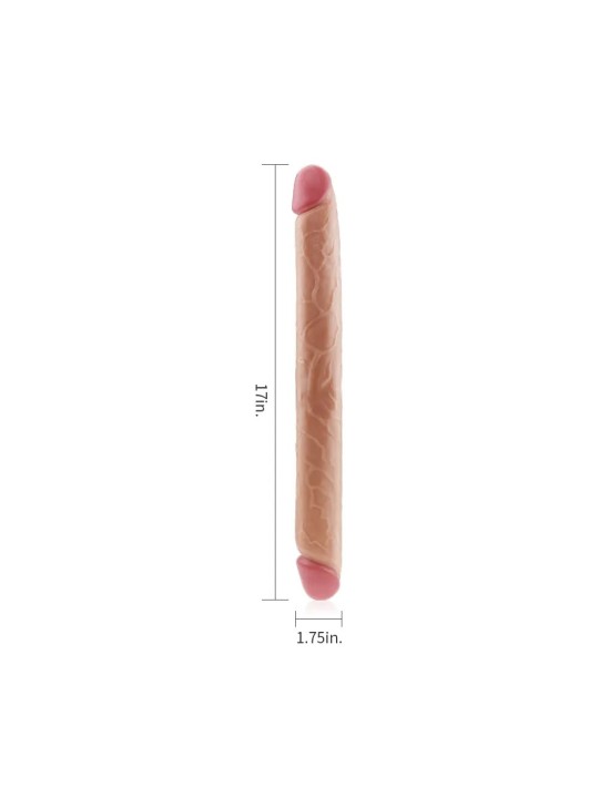 SLIM ULTRA DOUBLE DILDO 17"