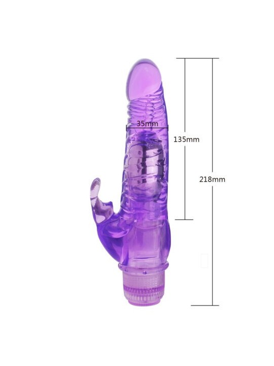CRYSTAL DILDO CLIMBING RABBIT VIBE