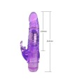 CRYSTAL DILDO CLIMBING RABBIT VIBE