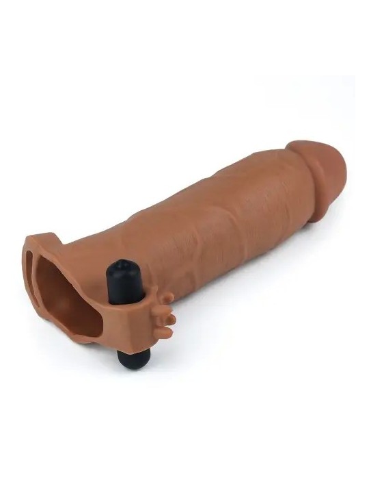 PLEASURE X - TENDER VIBRATING BROWN ADD 3"