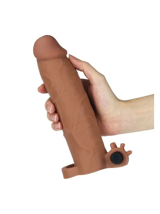 PLEASURE X - TENDER VIBRATING BROWN ADD 3"